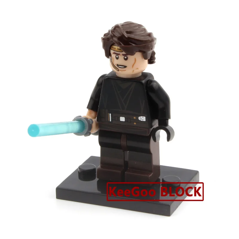 pg652 Фигурки из Звездных Войн Leia Han Solo Yoda Luke Sith Lord Darth Vader Maul Revan Dooku Sidious, строительные блоки, кирпичи, игрушки - Цвет: pg652