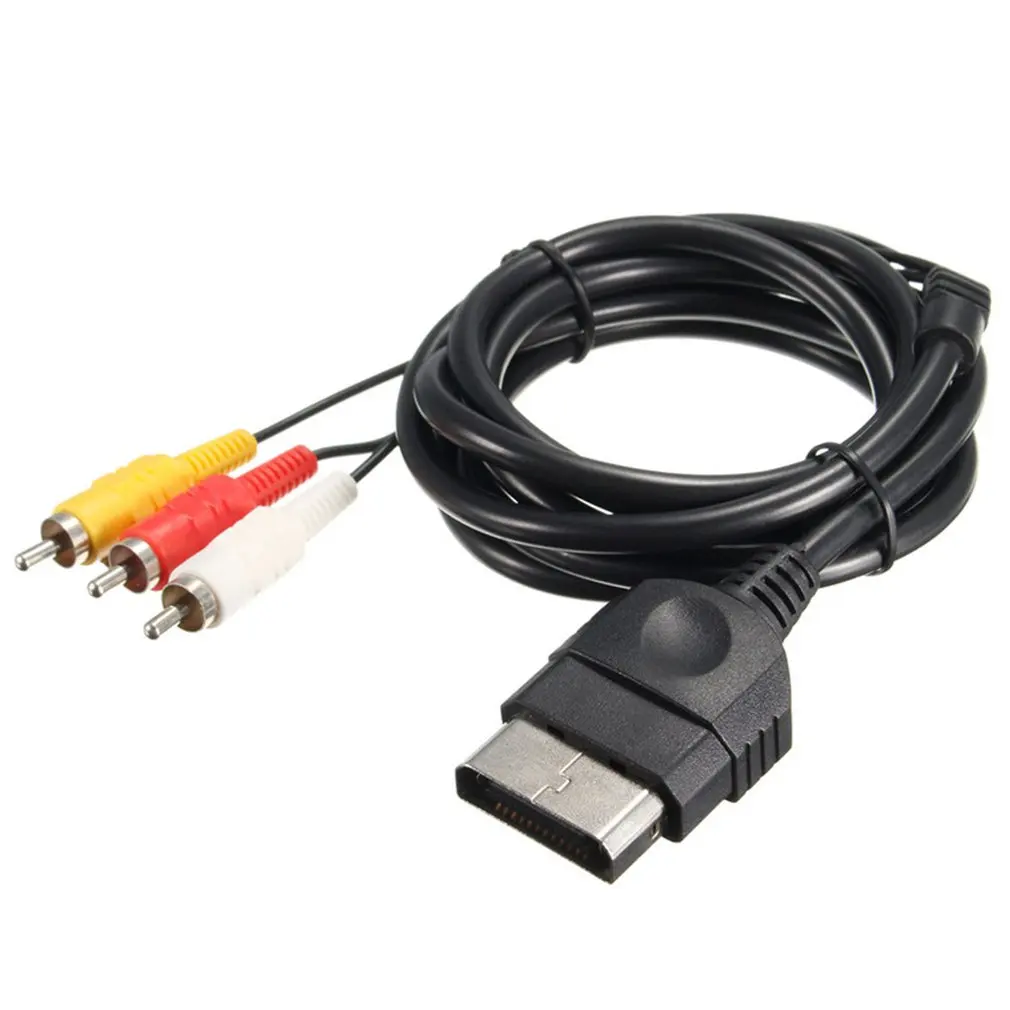 1x6 футов AV аудио видео композитный кабель шнур RCA для XBOX CLASSIC 1 стандартное