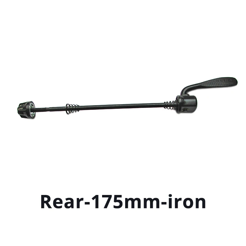 Rear-175mm-iron Быстрый выпуск 140 мм 175 мм передний и задний мост шампур велосипед шампур Аксессуары для велосипеда - Цвет: Rear-175mm-iron