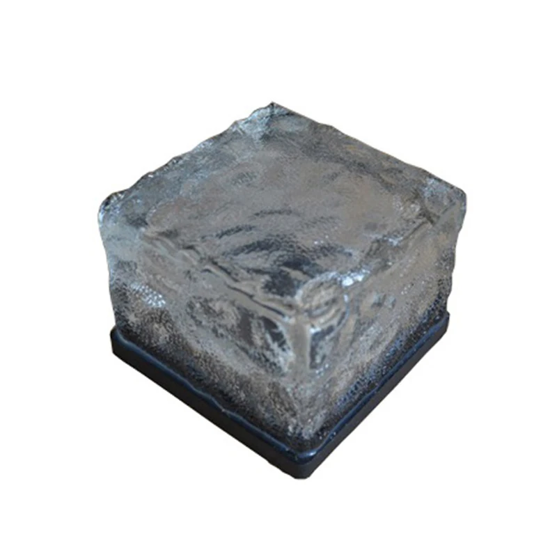 ZANCAKA Солнечный Лед Кирпич лампа солнечное стекло похороненный светильник сад