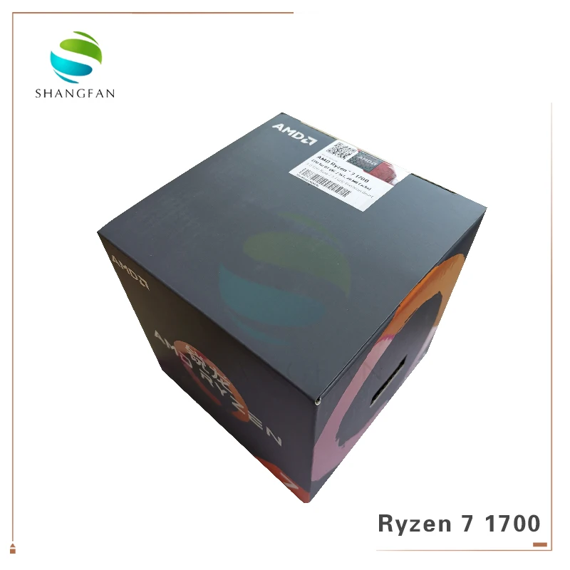 Новый процессор AMD Ryzen 7 1700 R7 3 0 ГГц Восьмиядерный 16 поточный 65 Вт YD1700BBM88AE разъем AM4 с