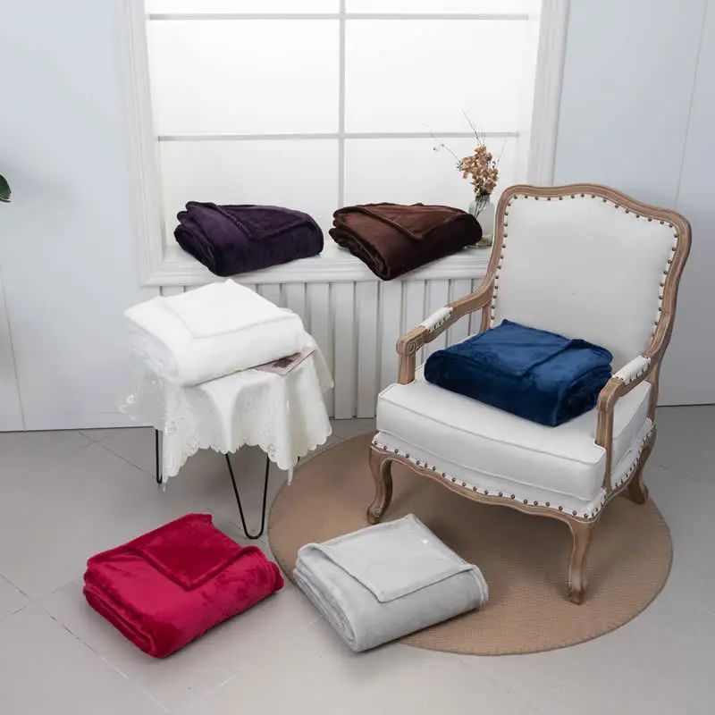 

Thick Warm Picnic Bedspread Baby Blanket Newborn Chair Plaid Bedroom Comforter