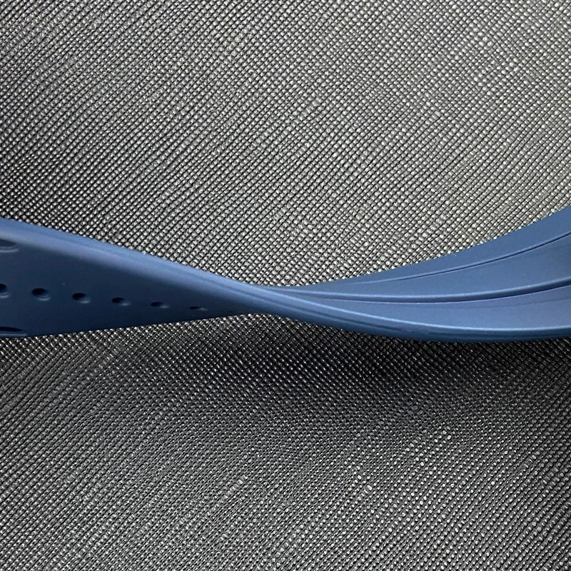 24mm x 12mm Rubber Men Strap Watchband for Oris Aqui 7730/7740 Motorsport Diving Watch Band Convex Strap Orange Black Chain