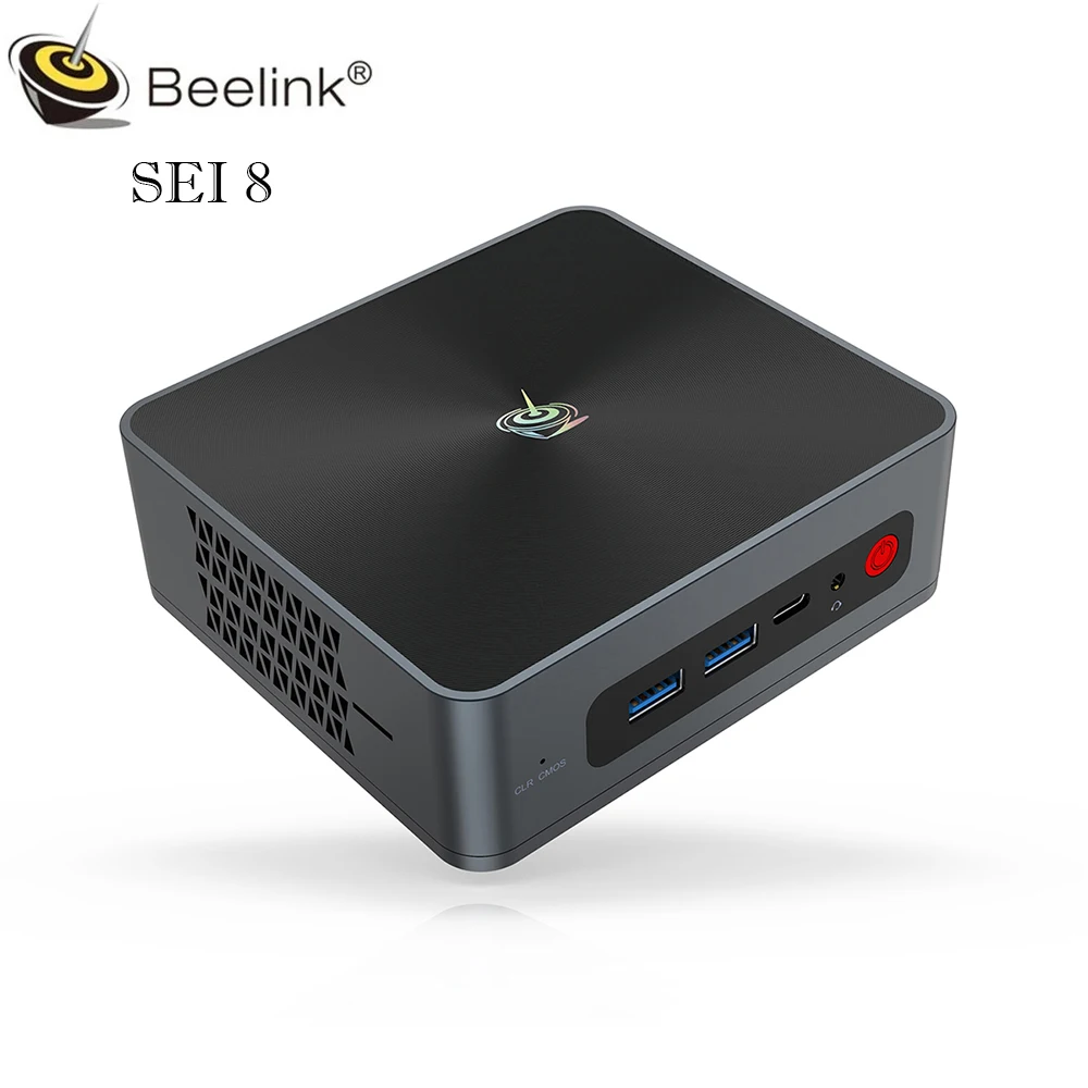 

Beelink SEi 8-дюймовый мини-ПК, intel Φ 2,4G/i5-8279U WIFI BT4.0 4K UHD трехэкранный дисплей, мини-ПК, Windows 10, компьютерная игровая консоль