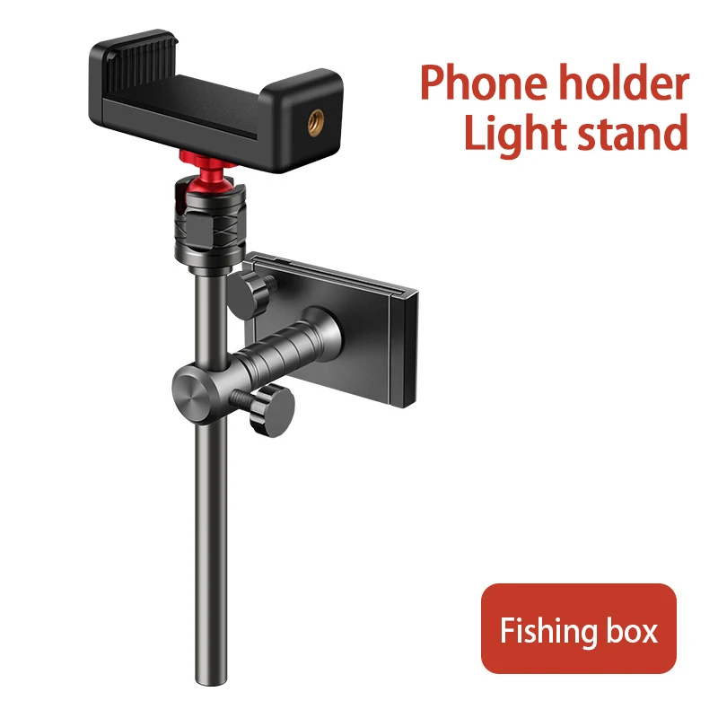 

Mobile Phone Holder Livestream Phone Stand Fishing Flashlight Stand Night Fishing Light Holder Fishing Accessories Multifunction