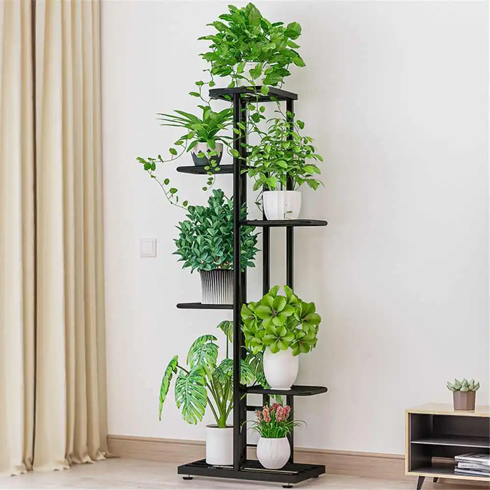 

6/7/8Tier Potted Plant Stand Multiple Flower Pot Holder Shelves Planter Rack Storage Organizer Display for Indoor Garden Balcony