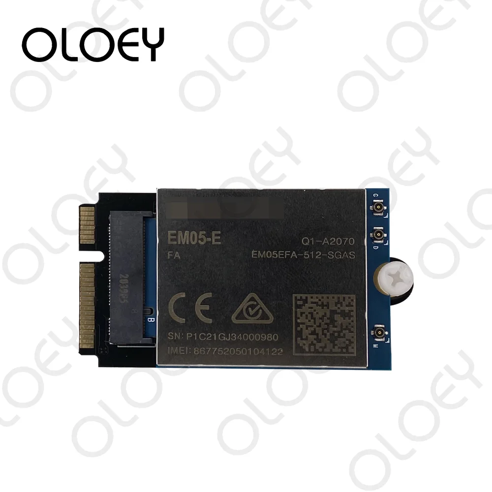 

Quectel EM05-E Module EM05CEFA-512-SGA 4G LTE Wireless Industrial IOT 4G Module + M.2 на MINI PCIE Adapter