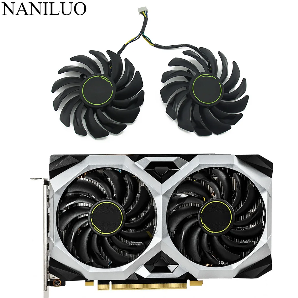 2 шт./лот PLD09210S12HH GTX 1660 1660Ti вентилятор для msi GeForce SUPER Ti VENTUS XS графическая карта GPU