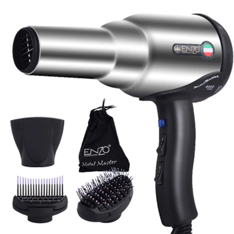 

8000W Metal body Salon Professional Hair Dryer Volumizer Negative Ion Blow Dryer Brush Smoothing Hair straightener Hair styler