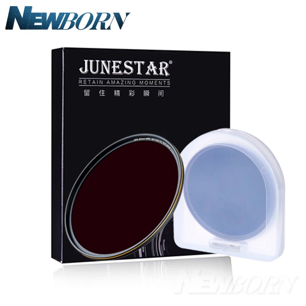 

ND16 Camera Lens filter Neutral Multicoated Density Optical Glass Filter Gold Rimmed 52 55 58 62 67 72 77 82mm