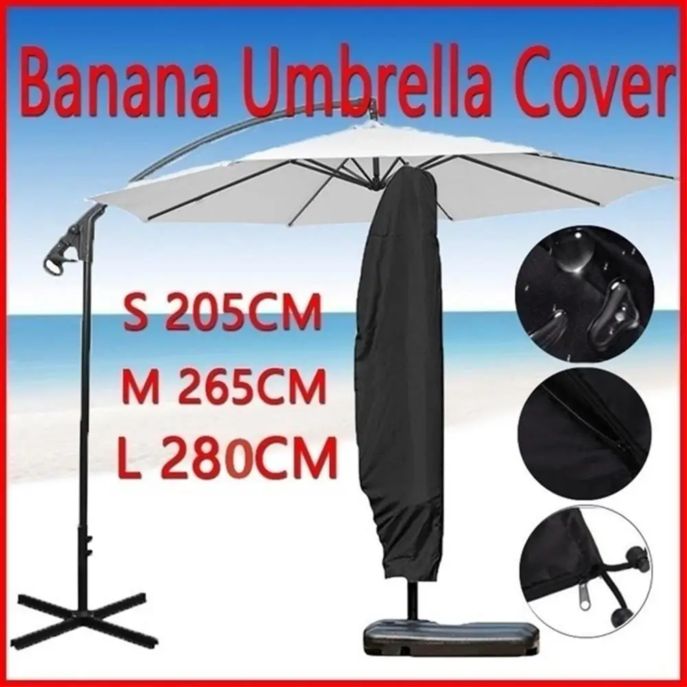 

Only Including Cover Sunshade Patio Shield Banana Umbrella Cover Large Parasol Cover Waterproof Dustproof