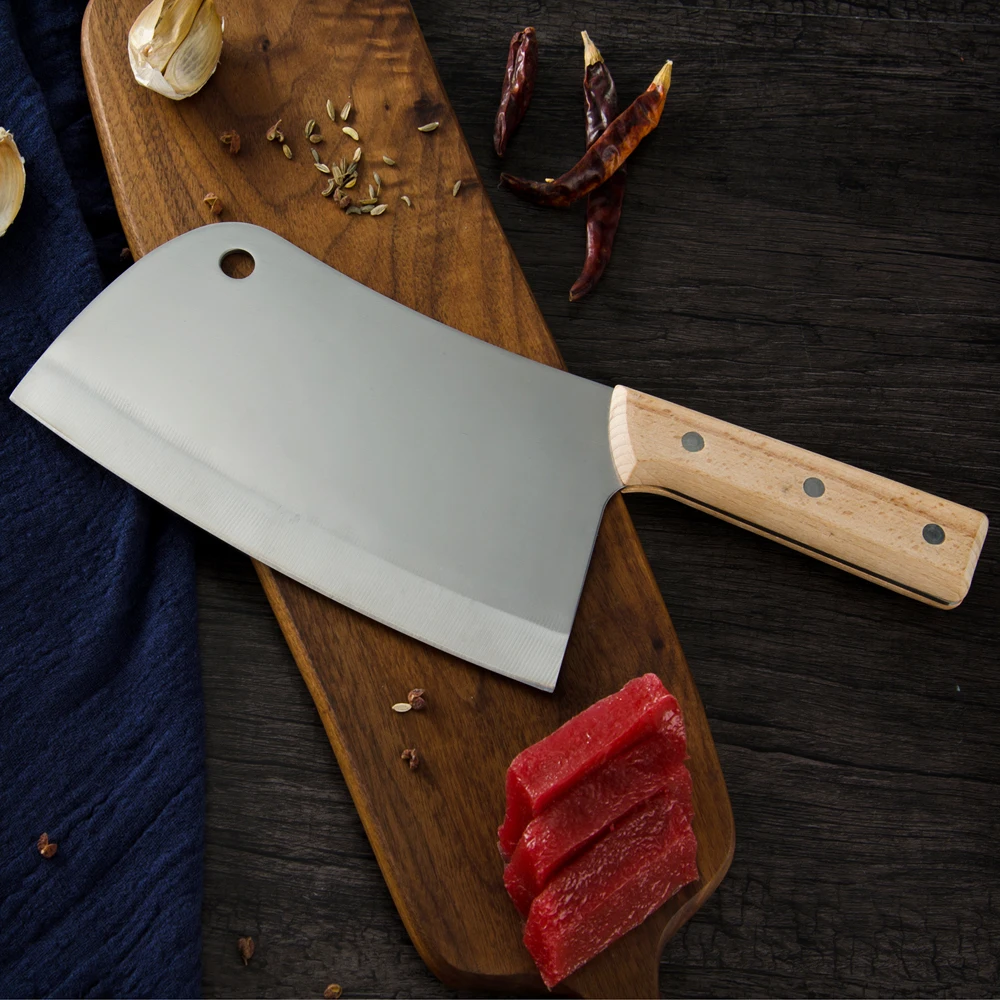 MUZ Кливер нож из нержавеющей стали кухонные ножи инструменты мясник измельчитель