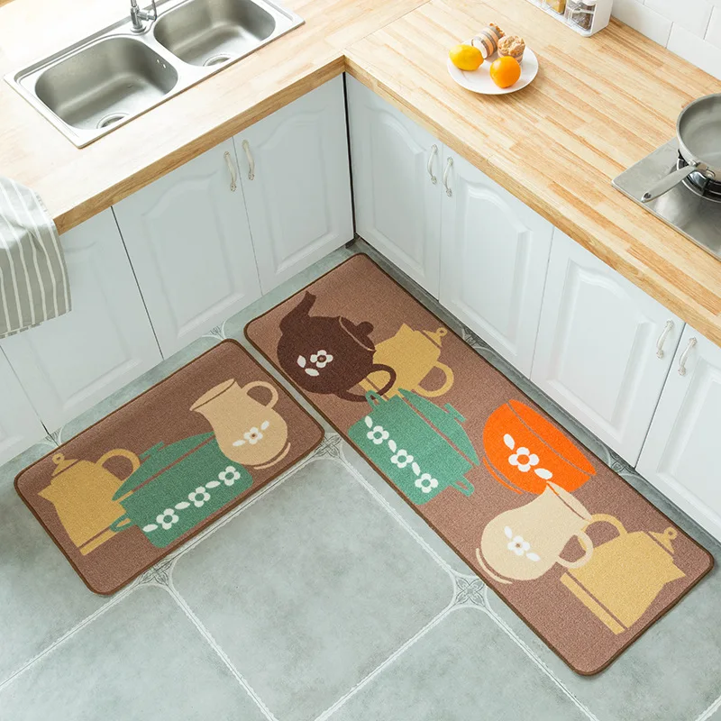

Kitchen Mat Anti Slip Carpet In The Living Room Floormat Bathroom Mat Decoration Habitacion 100% polyester Mat sets Tapete