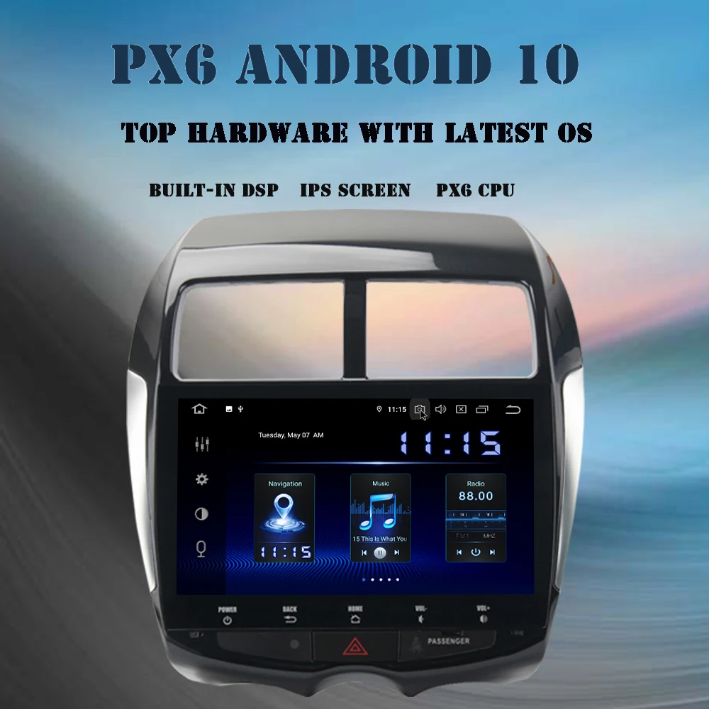 10 2 &quotAndroid 0 автомобильное радио для Mitsubishi ASX Peugeot 4008 Citroen C4 Air Cross 1 Din GPS Navi DSP TDA7850 4 Гб +
