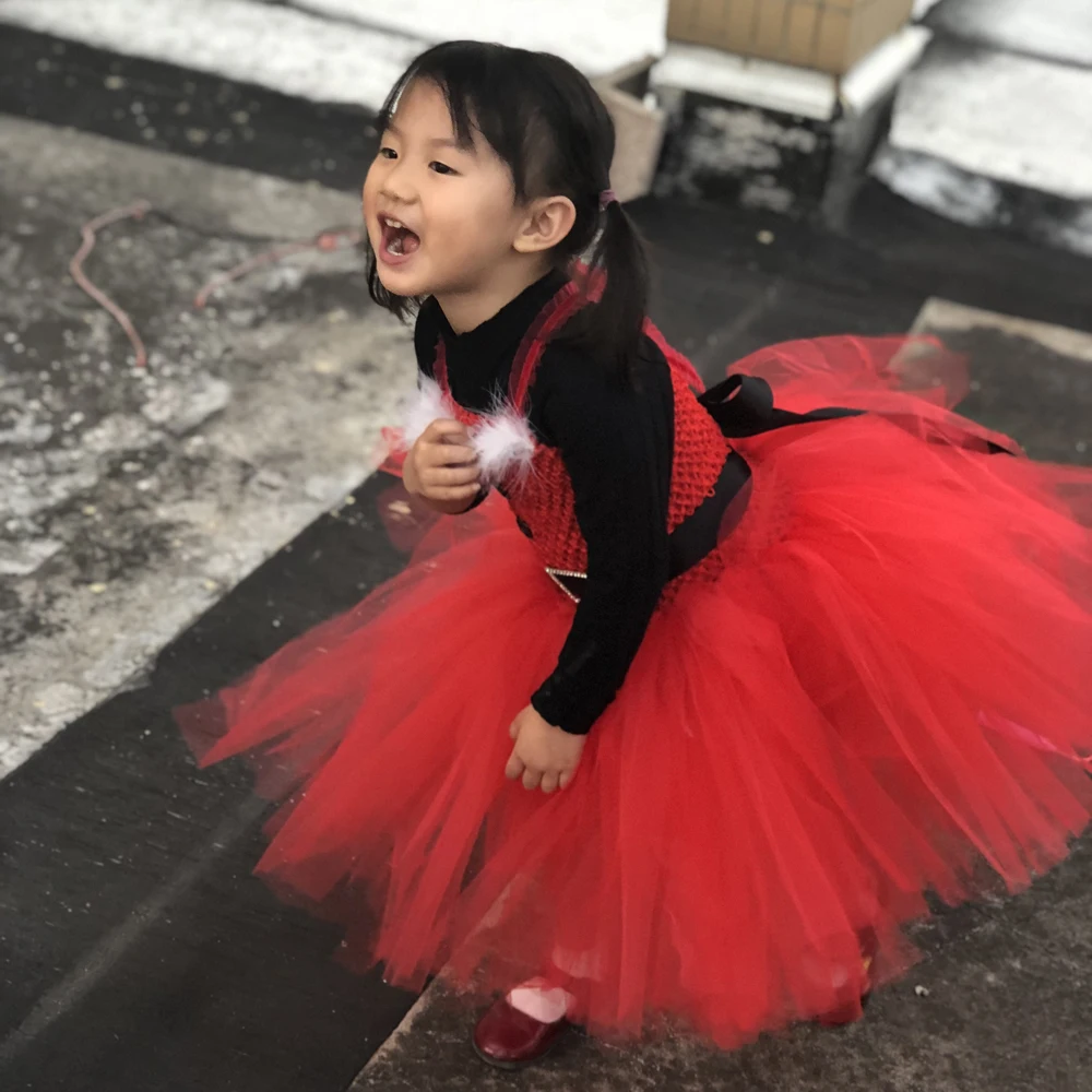 Рождественское платье-пачка для девочек детские костюмы Санта-Клауса платья