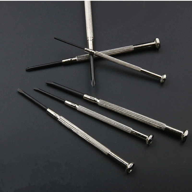 

6pcs! Mini Precision Magnetic Screwdriver Set for Household Repairing Phone Clock Watch Maintenance Repair Tool Slotted Phillips