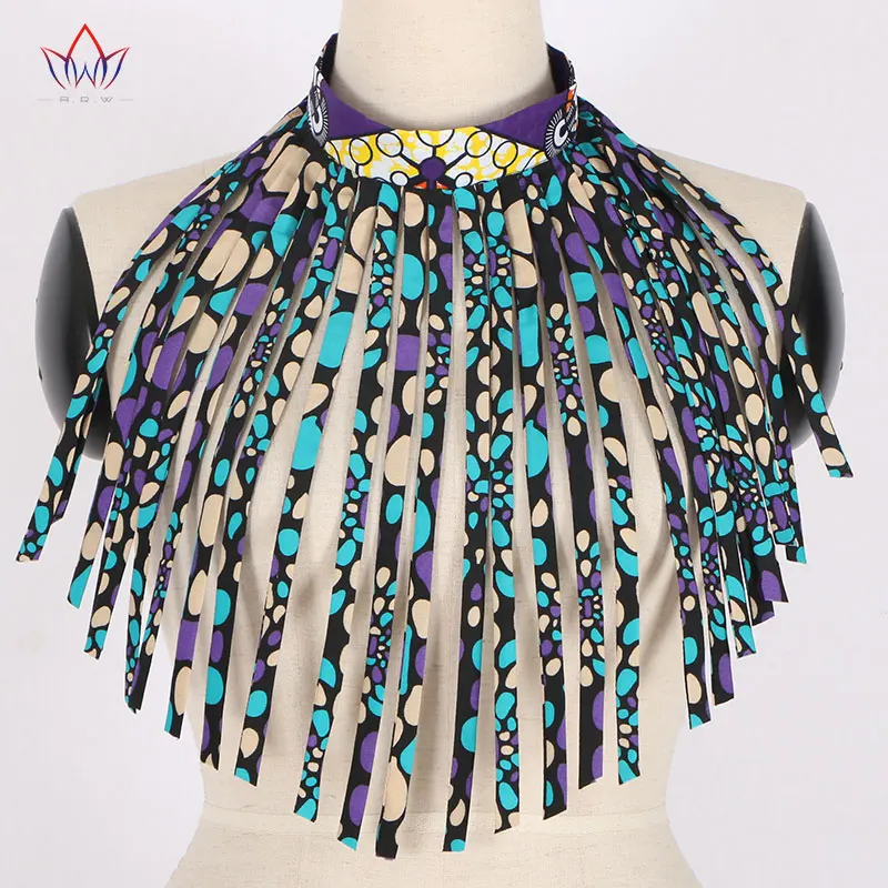 2020 ожерелье из Африканской ткани поддельный ошейник для женщин Африканский с