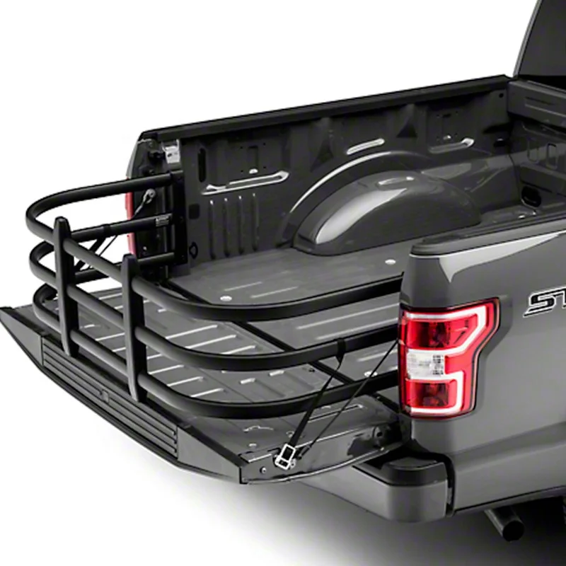 Черные раскладные удлинители кровати для пикапа Nissan Titan Chevrolet Silverado Dodge RAM GMC