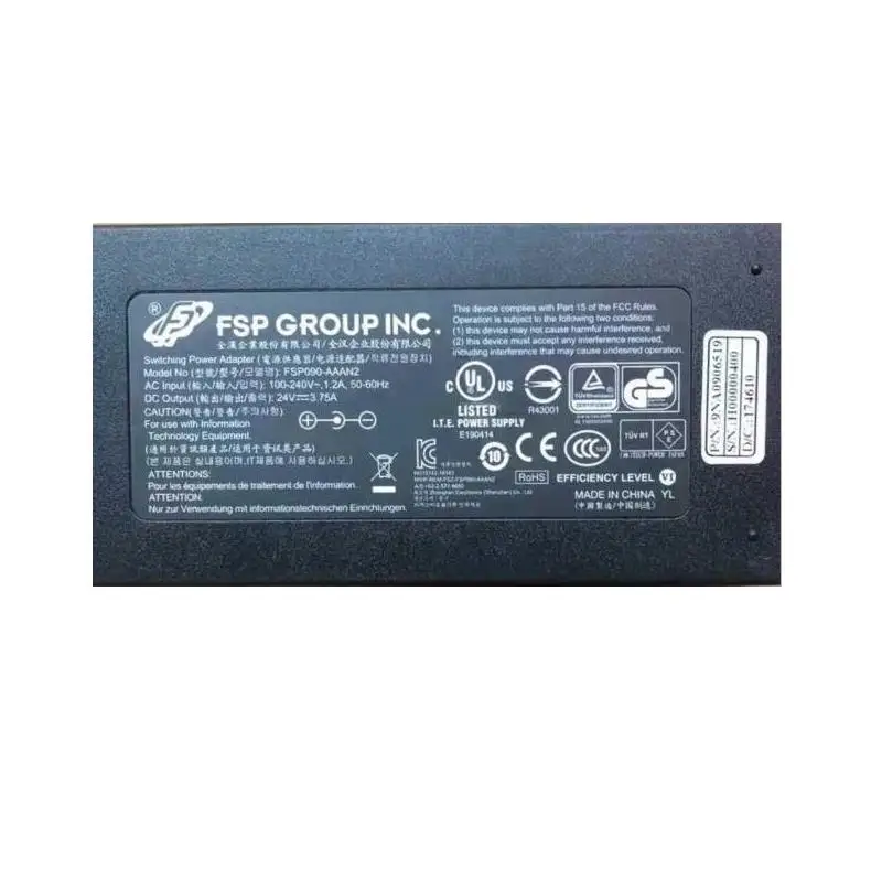 Оригинальное зарядное устройство-адаптер переменного тока для FSP FSP090-AAAN3 24 В 3 75 а