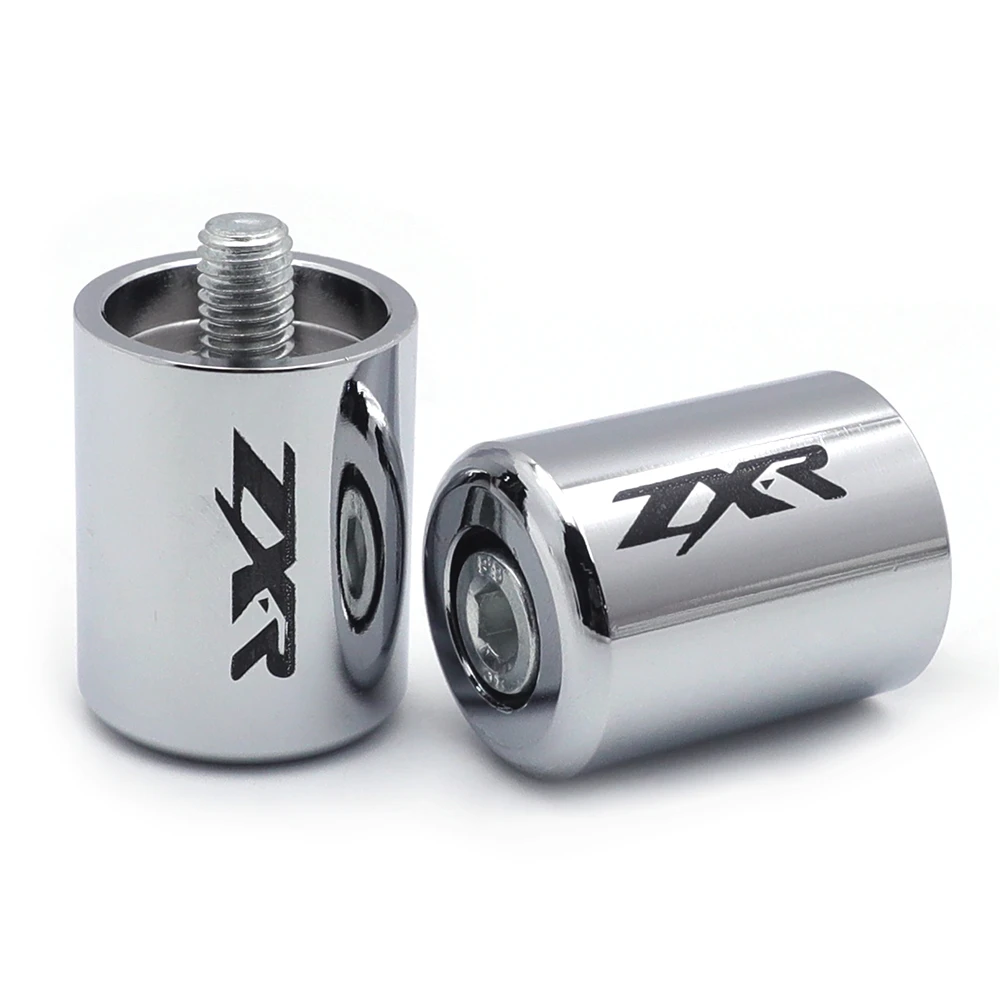 Bar Ends Chrome Weight Sliders for Kawasaki Ninja 500R Ex500 650R Zx600 Zx6 636 Zx6Rr Aftermarket Free Shipping Motorcycle Parts |