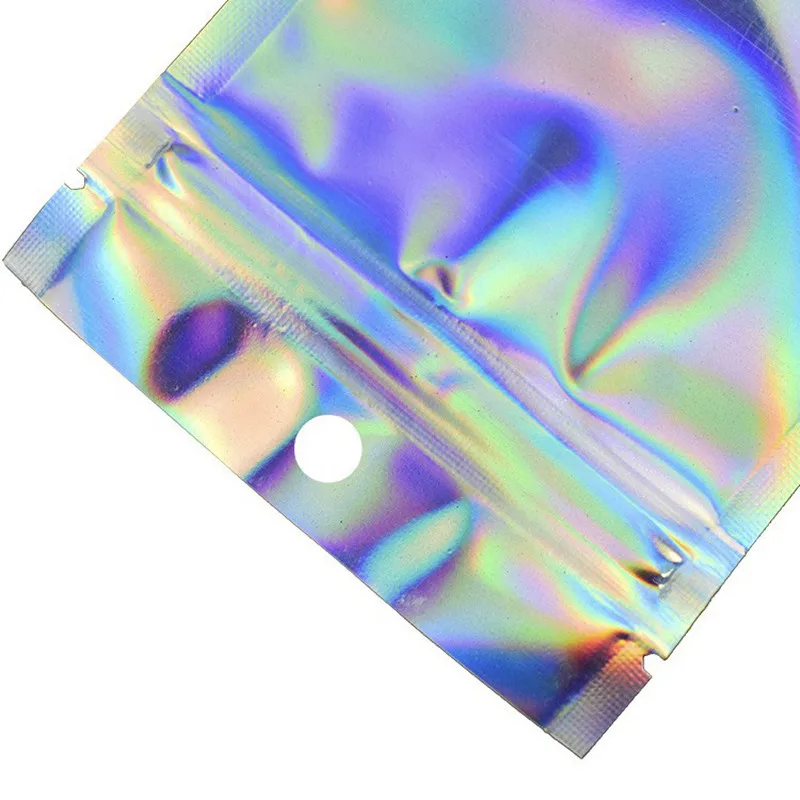 50 шт. ресниц сумки для хранения Чехол голографический лазер прозрачный замка