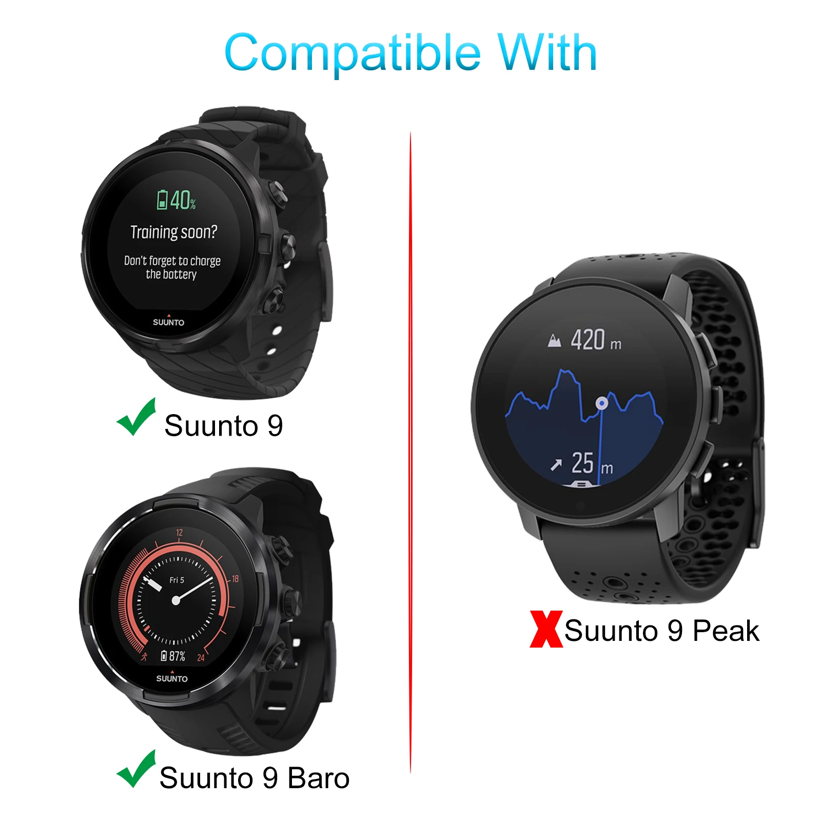 Защитное стекло для смарт часов Suunto 9 Baro 3 шт./упаковка|Смарт-аксессуары| |