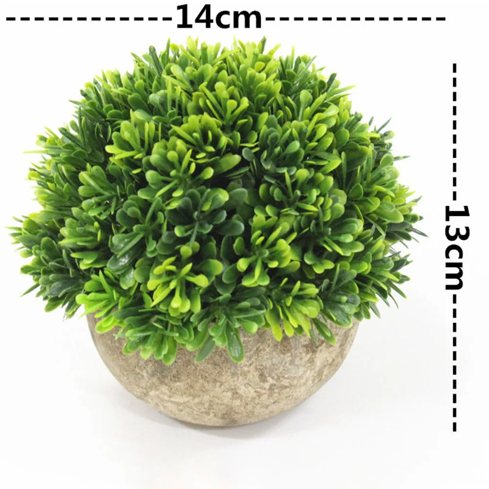 Яркий Реалистичный искусственный цветок растение трава бумажная масса горшок