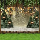 Рождественская фотография Фон Рождественская елка снежинка Вечеринка абстрактный фото фон Декор баннер студия реквизит