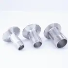 Санитарный фитинг из нержавеющей стали 12 дюйма, 34 дюйма, 1 дюйма, 2 дюйма, с наружной резьбой NPT, внешний диаметр 50,5 мм, 64 мм, 77,5 мм, с тремя зажимами 304, для домашнего пивоварения