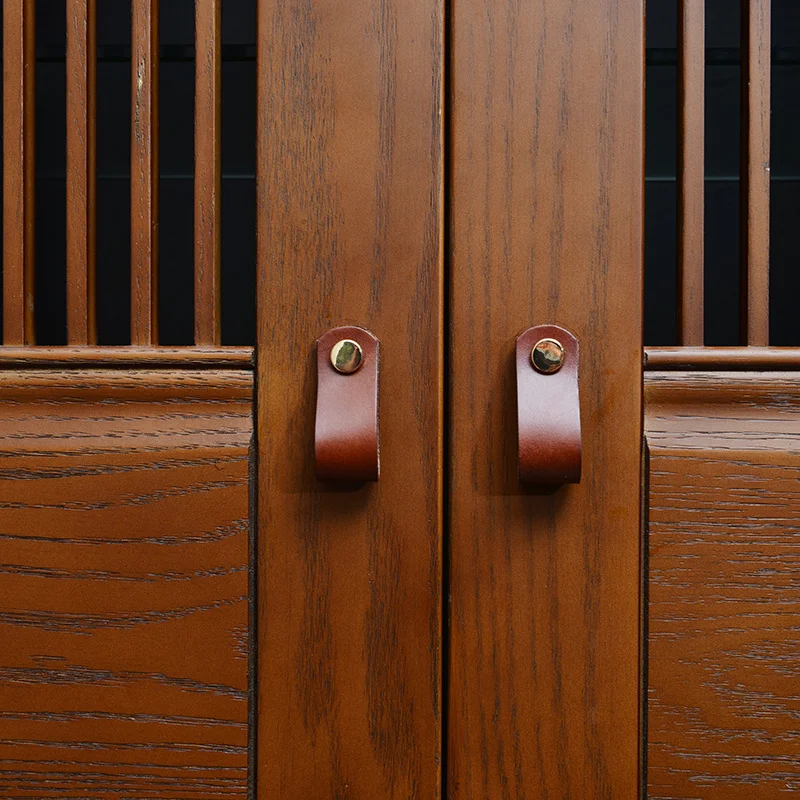 1 шт. ручка из растительного дубления с одним отверстием|Ручки шкафа| |