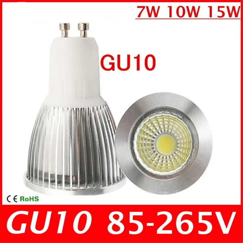 Светодиодная точечная лампа COB GU 10 220 В светоотражающая 3 Вт 7 | Лампы и освещение