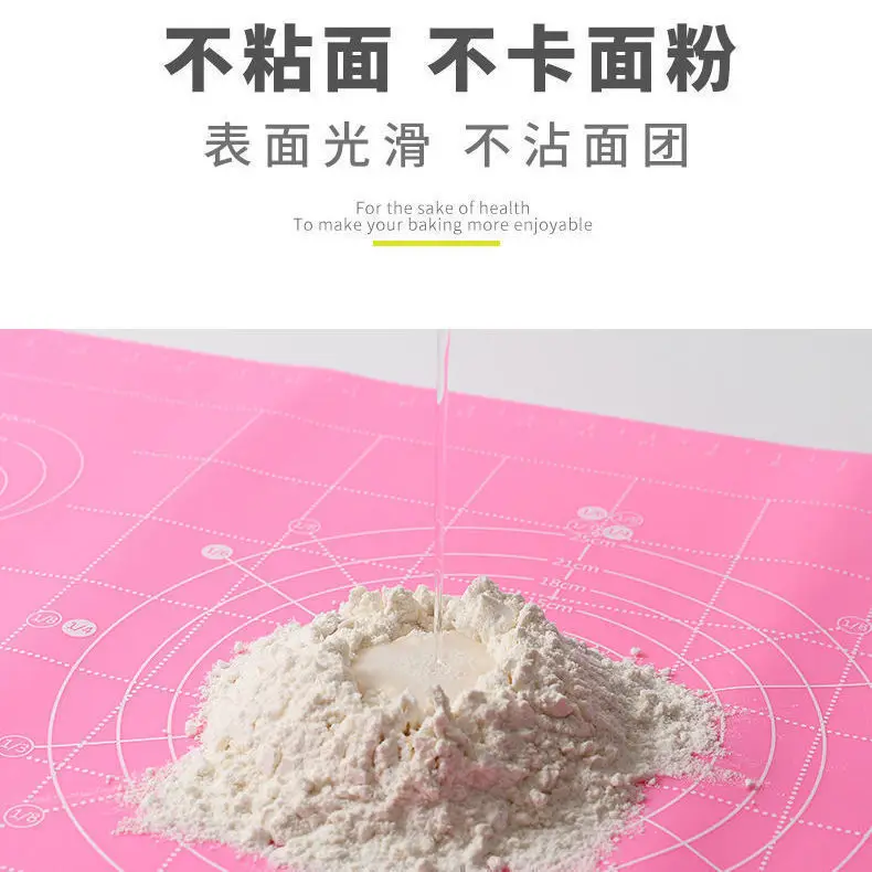 

45x60cm Extra Large Non-Stick Baking Mat Silicone Pad Sheet Baking Mat for Rolling Dough Pizza Dough Maker Holder
