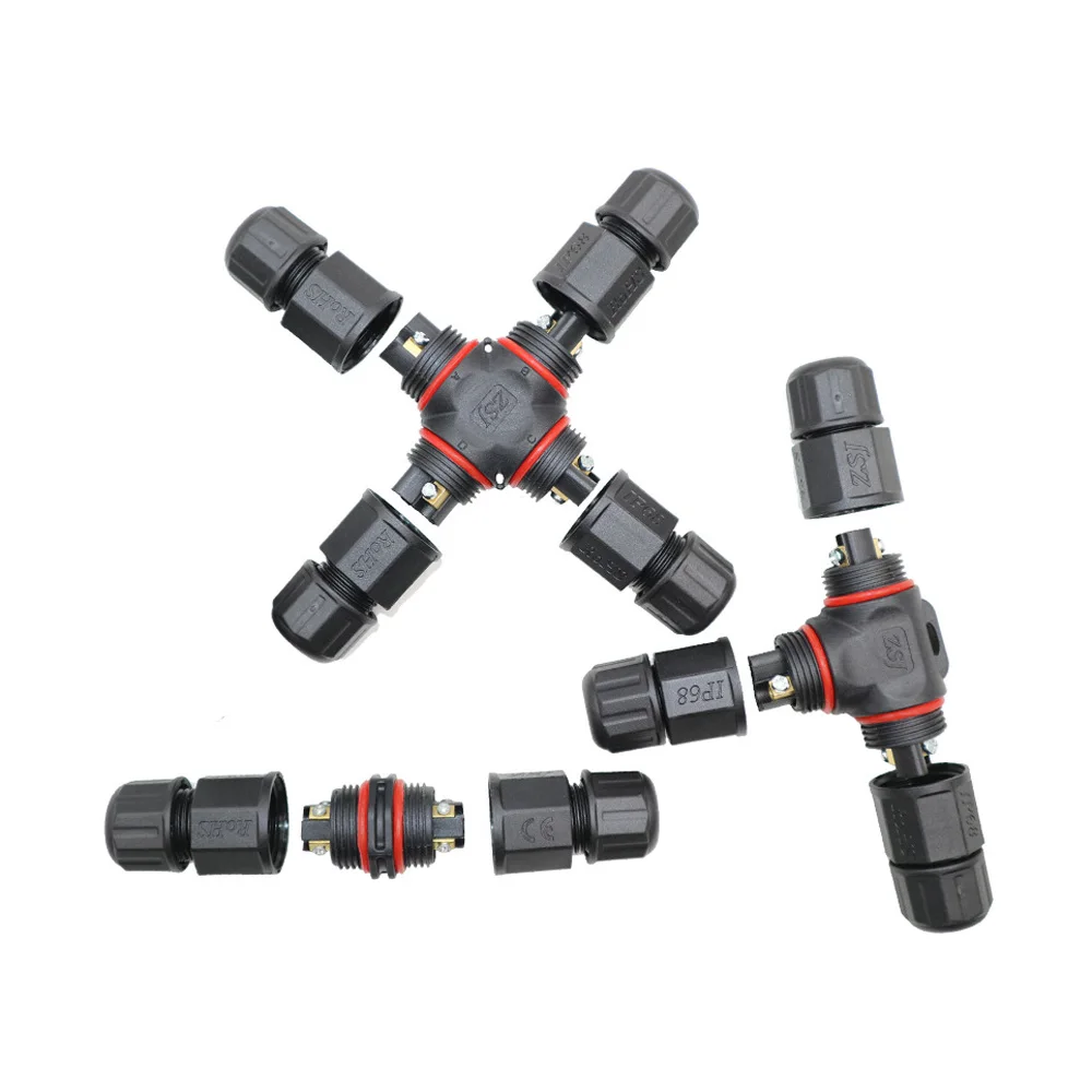 Электрический кабель X10 IP68 водонепроницаемый соединитель 2 контактный 3 4 5