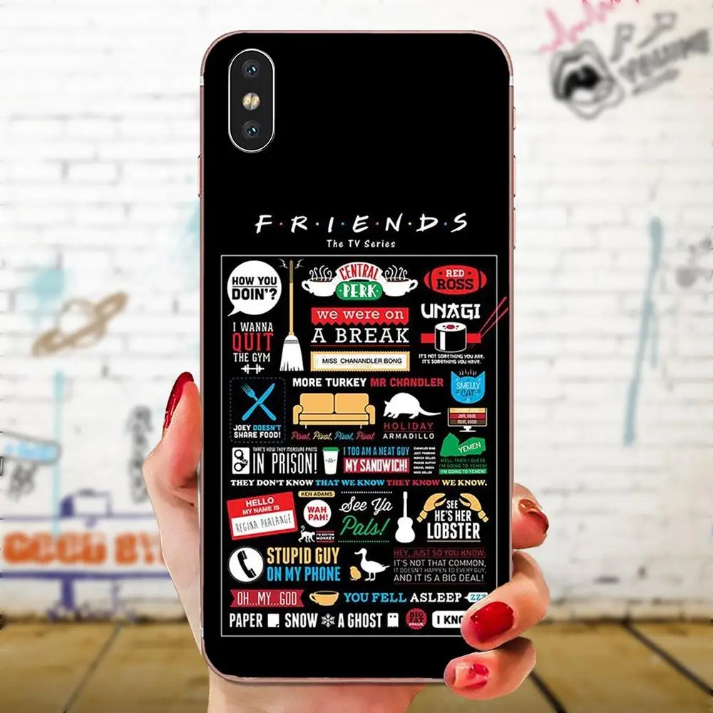 Прозрачный чехол из термополиуретана ДРУЗЬЯ Сезон ТВ для LG K50 Q6 Q7 Q8 Q60 X Мощность 2 3
