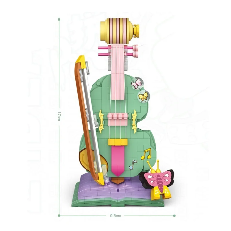 LOZ электронные здания конструктор Сделай Сам Кирпичи милые пианино модели