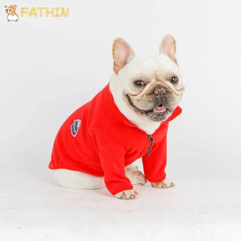 Модная теплая куртка на молнии для собаки весну осень и зиму мягкая хлопковая