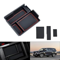 for 2020 2021 hyundai palisade car central console organizer tray armrest storage box insert divider pallet w mats