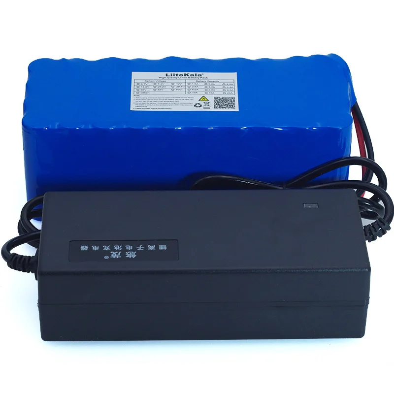 LiitoKala 36V 8Ah 10S4P 500w 18650 Rechargeable battery pack modified Bicycles electric vehicle Protection with BMS+Charger | Электроника