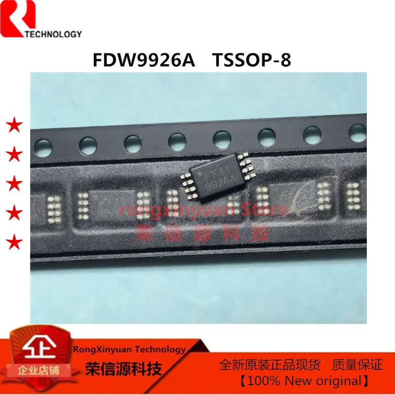 Двойной N-канал, 10 шт./лот FDW9926A _ NL 9926A TSSOP8 FDW9926A FDW9926, 2,5 В, указанный силовой Траншейный МОП-транзистор 20 в/100% А, новый оригинал