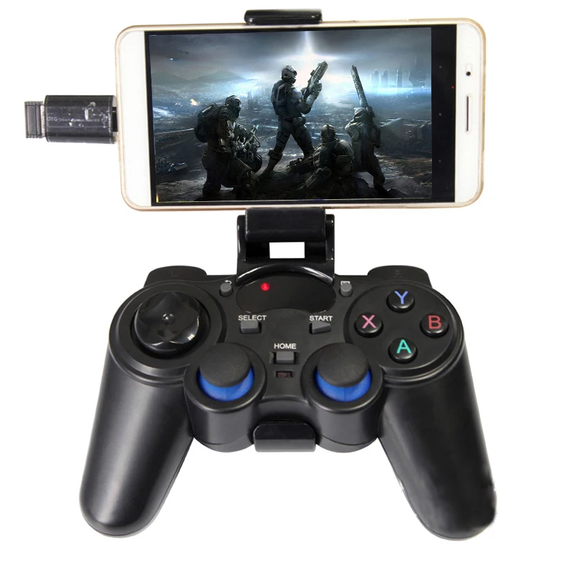 Игровой контроллер 2 4G беспроводной джойстик Android для PS3/смартфона геймпад