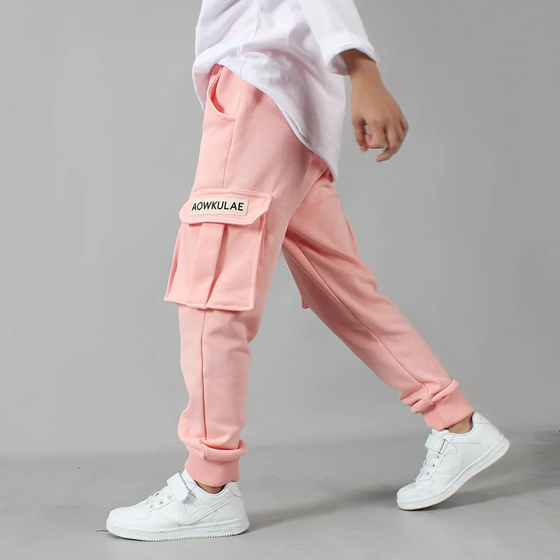 2019 г. Весенне осенние детские штаны повседневные комбинезоны для девочек