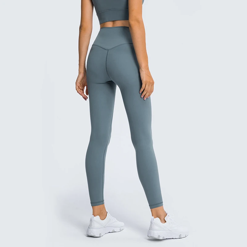 Leggings Gym Fitness Yoga Sport Woman Tights Breathable No Awkward Arc Elasticity Women's Pants High Waist Seamless Leggings