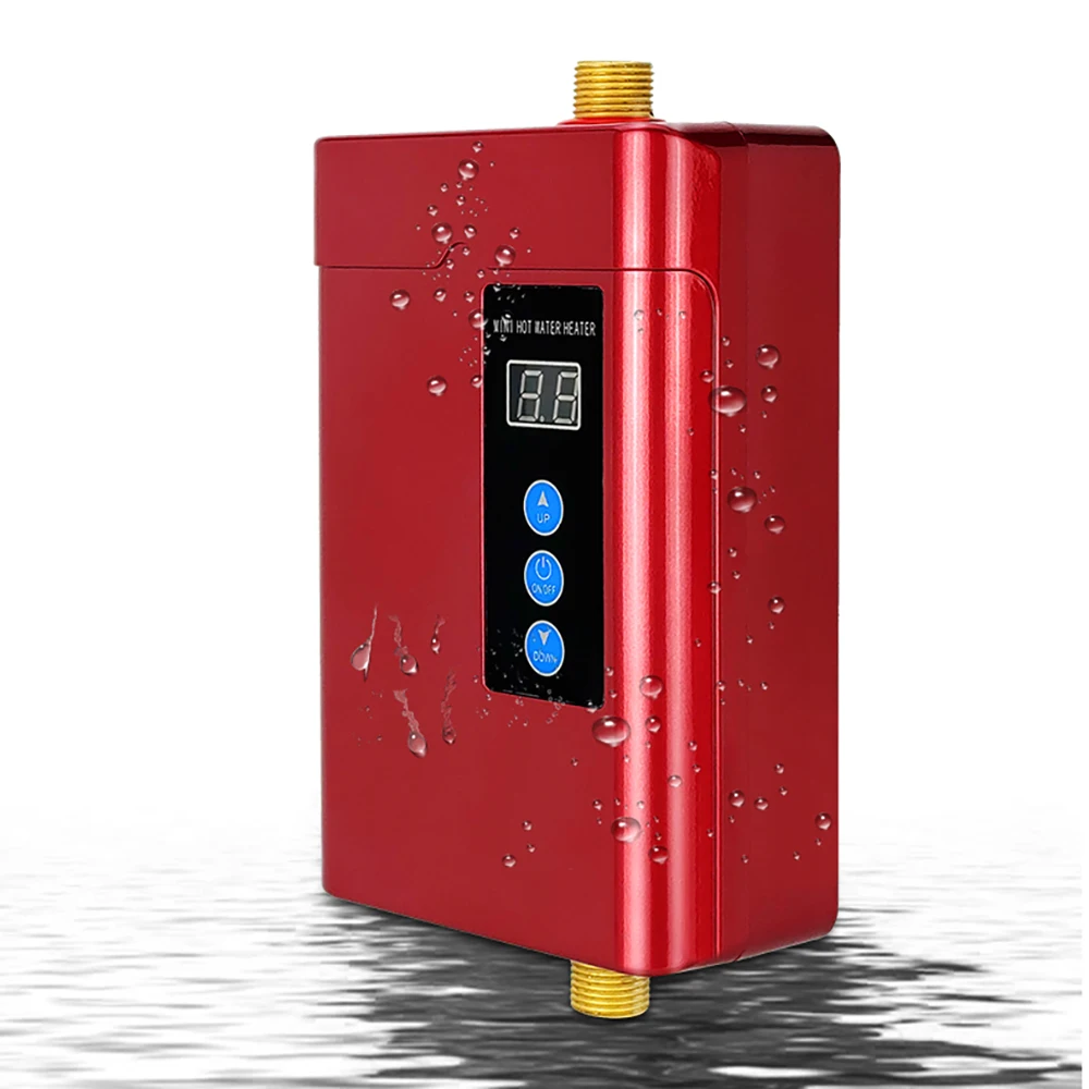 10V / 220V household mini electric water heater instant heating kitchen electric faucet constant temperature water heater