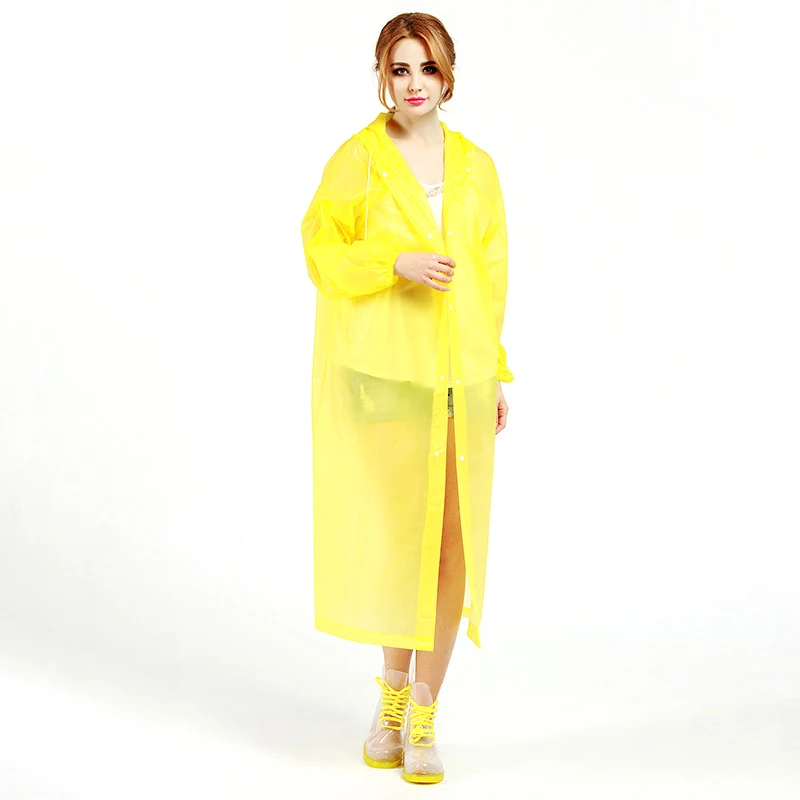 Дождевик женский прозрачный водонепроницаемый плащ пончо ветрозащитный для