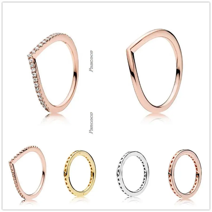 

Original 925 Sterling Silver One Love Golden-Red Synthetic Rings For Women Wedding Party Gift Europe Fashion Jewelry
