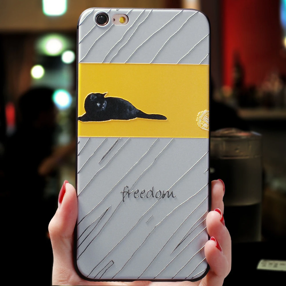Eqvvol Emboss Pattern Case For iPhone X XS MAX XR Soft Silicone Animal Cartoon Phone Cover 7 8 6 6S Plus 5 Coque |