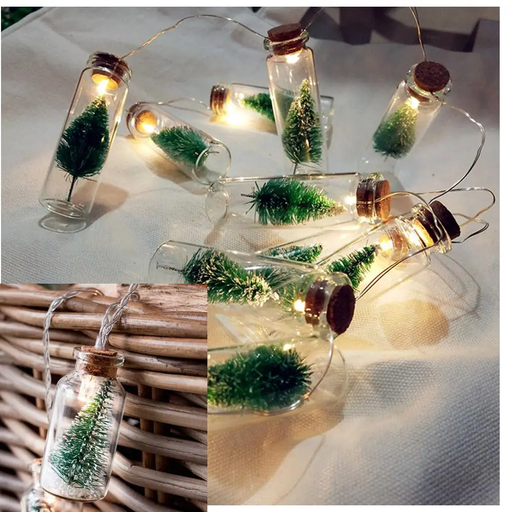

10LEDs/20LEDs 1.5M/2M/3M ing Christmas Bottle Led String Lights