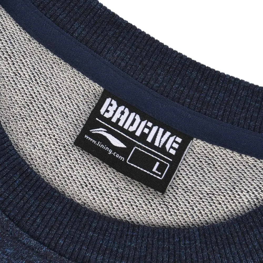 Мужской баскетбольный свитер Li-Ning спортивные свитера из 88% хлопка с подкладкой