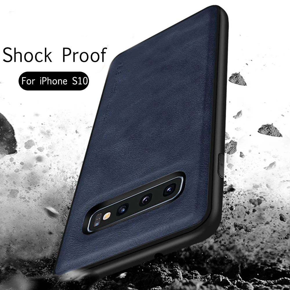 LLZ. COQUE, ультратонкий кожаный чехол премиум класса, защитный чехол для samsung Galaxy S10e S9 S10 Plus Note 9, чехлы, чехлы