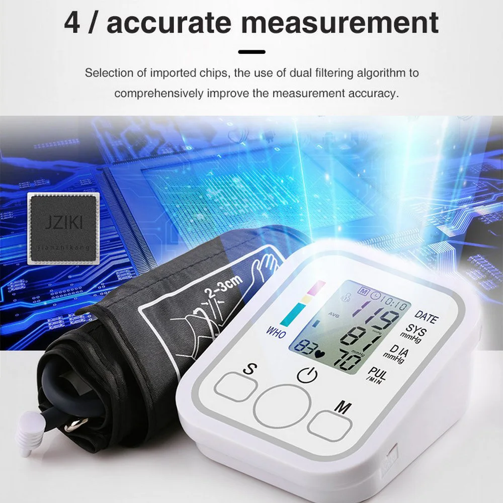 Тонометр монитор артериального давления электронный автоматический цифровой